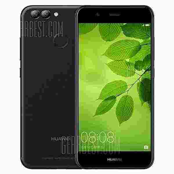 offertehitech-HUAWEI Nova 2 ( PIC-AL00 ) 4G Smartphone  INTERNATIONAL VERSION 64GB ROM  BLACK