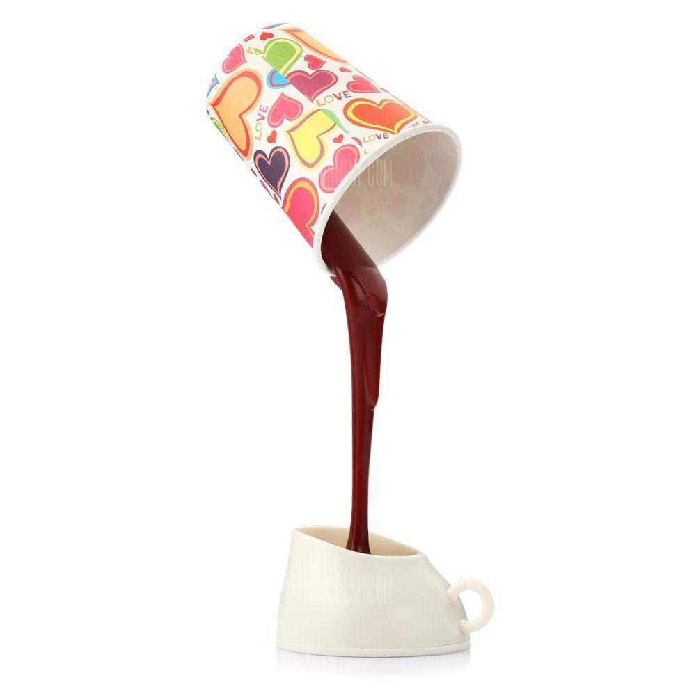 offertehitech-Pouring Coffee Pattern LED Light Table Lamp for House Ornament