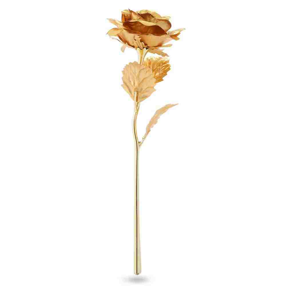 offertehitech-gearbest-24K Gold Plated Rose Flower