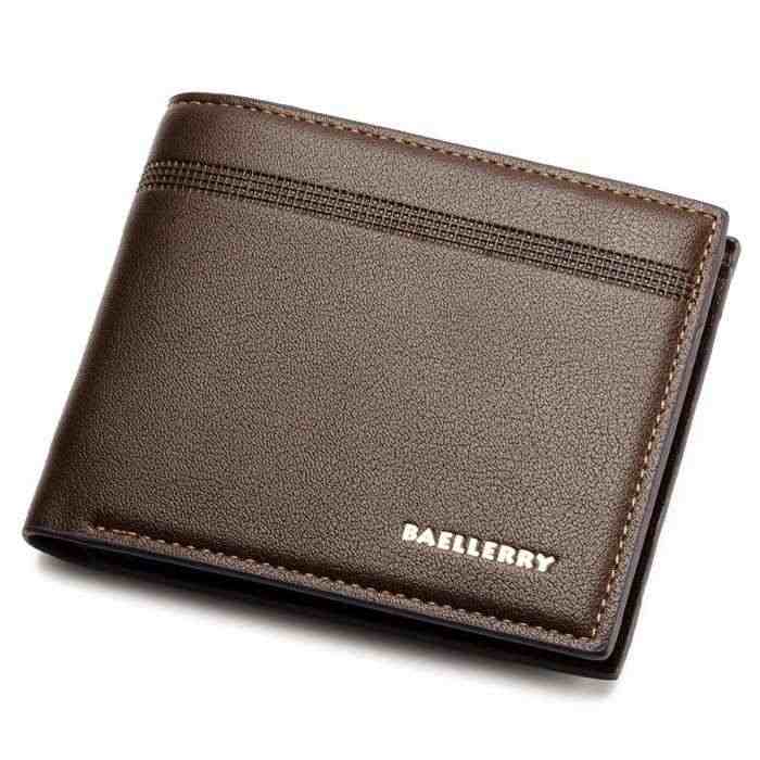 offertehitech-gearbest-Bi Fold Textured Faux Leather Wallet