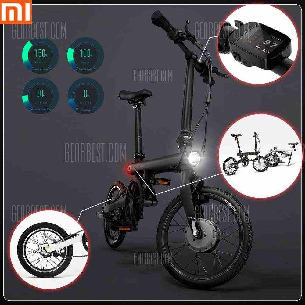 offertehitech-gearbest-Original Xiaomi QiCYCLE - EF1 Smart Bicycle