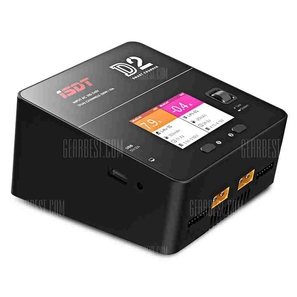 offertehitech-gearbest-iSDT D2 200W Smart Balance Charger