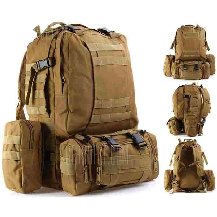 offertehitech-60L Tactical Combination Type Backpack - SOIL