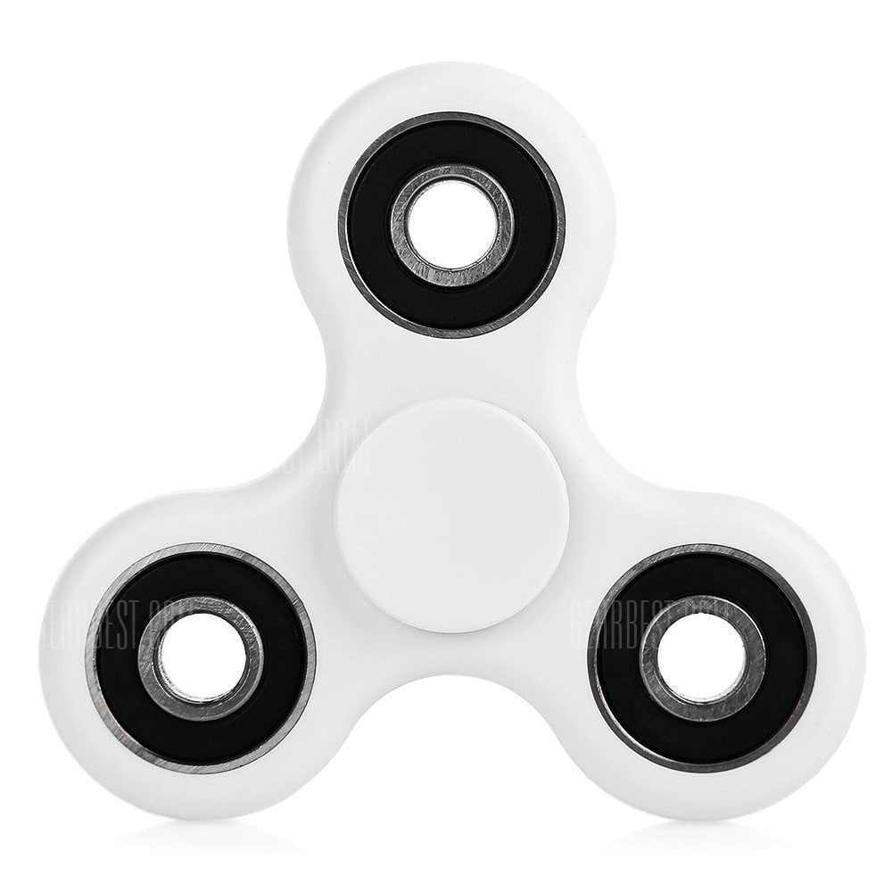 offertehitech-ABS Plastic ADHD Fidget Spinner - WHITE