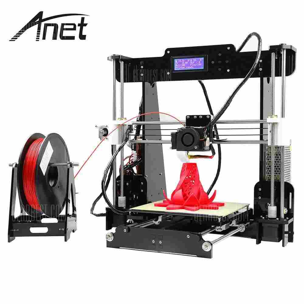 offertehitech-Anet A8 Desktop 3D Printer Prusa i3 DIY Kit     -da magazzino EU