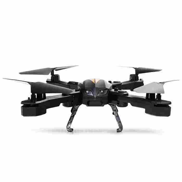 offertehitech-F12 2.4GHz 4CH Foldable RC Quadcopter - RTF - NO CAMERA BLACK AND ORANGE