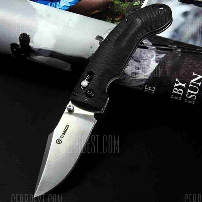 offertehitech-Ganzo G711  Pocket Axis Locking Foldable Camping Hunting Knife 440C Blade