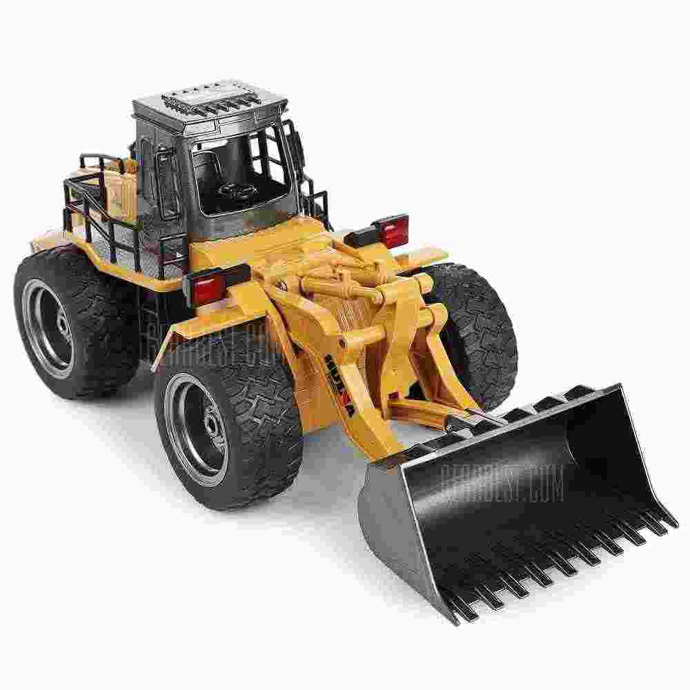 offertehitech-HUINA 1520 1:14 2.4G 6CH RC Simulation Alloy Truck Construction Toy - MULTI