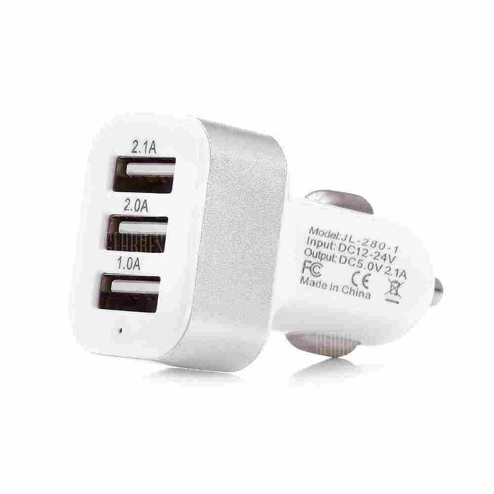 offertehitech-JL-280-1 12 - 24V 3 USB Port Car Charger