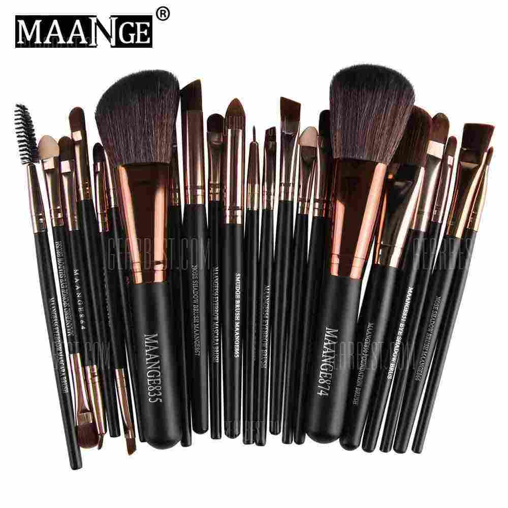 offertehitech-MAANGE 22pcs Foundation Blush Eyebrow Lip Makeup Brushes