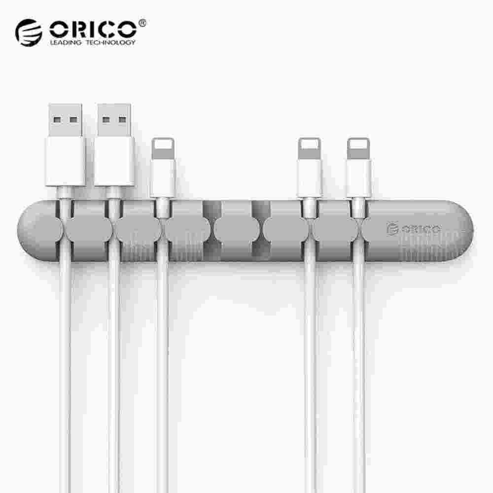 offertehitech-ORICO CBS7 Desktop Cable Organizer Silicone Wire Holder Clip