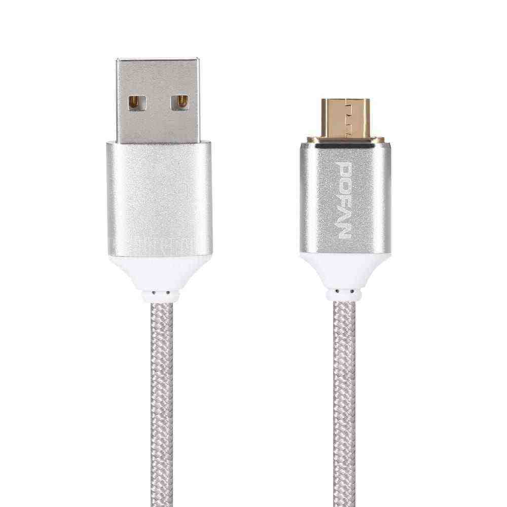 offertehitech-POFAN P11 Micro USB Cable - SILVER