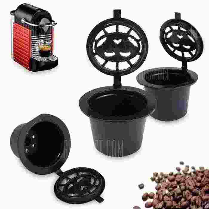 offertehitech-Refillable Coffee Capsule Cup Filter - BLACK