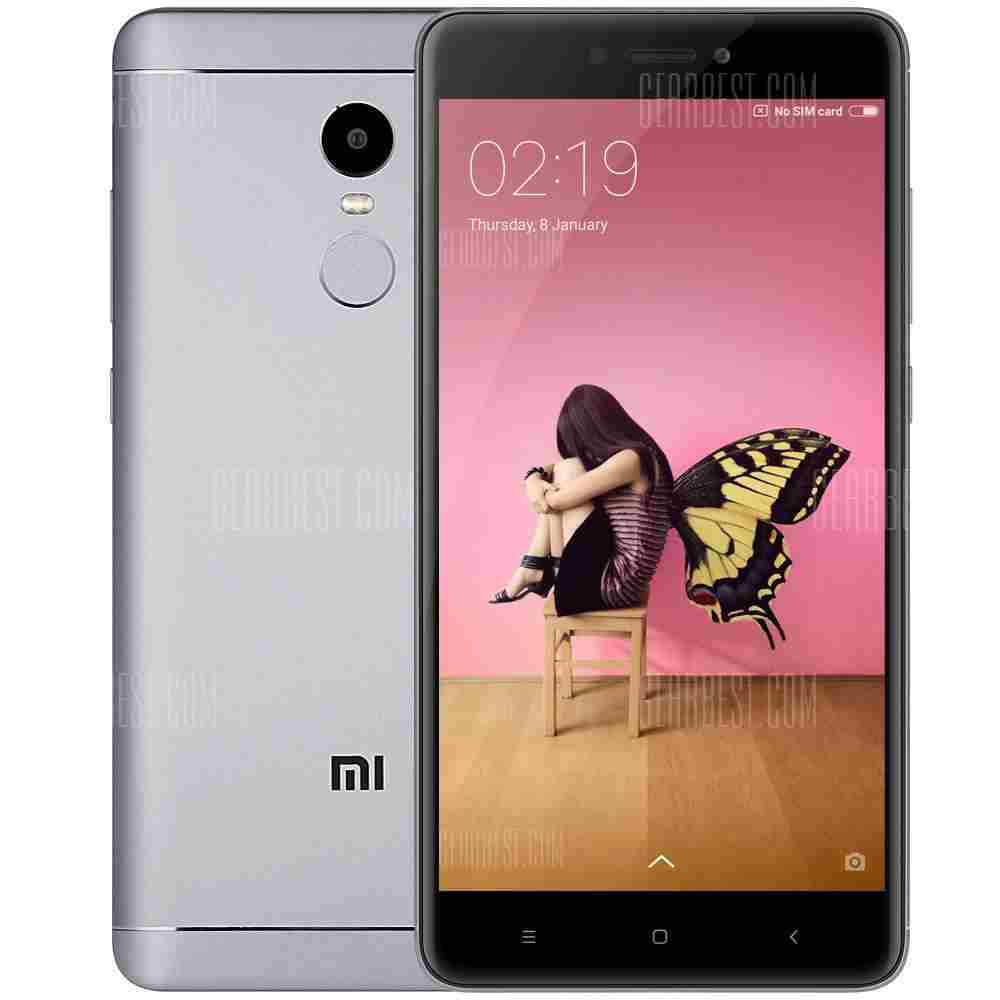 offertehitech-Xiaomi Redmi Note 4 4G Phablet 64GB ROM  -  GRAY