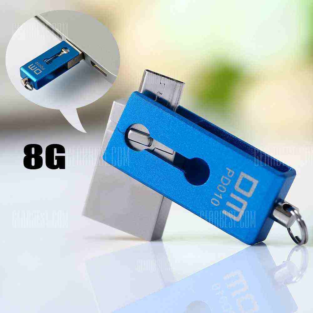 offertehitech-gearbest-DM PD010 8G USB 2.0 to Micro USB Flash Drive