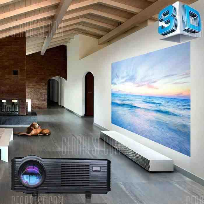 offertehitech-gearbest-Excelvan CL720D LED Projector with Digital TV Slot