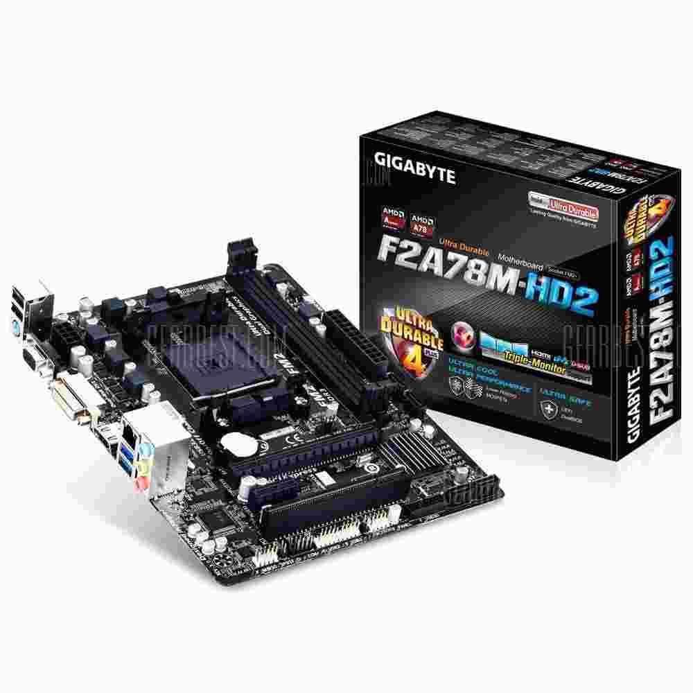 offertehitech-gearbest-Gigabyte F2A78M-HD2 FM2+ AMD A78 Motherboard