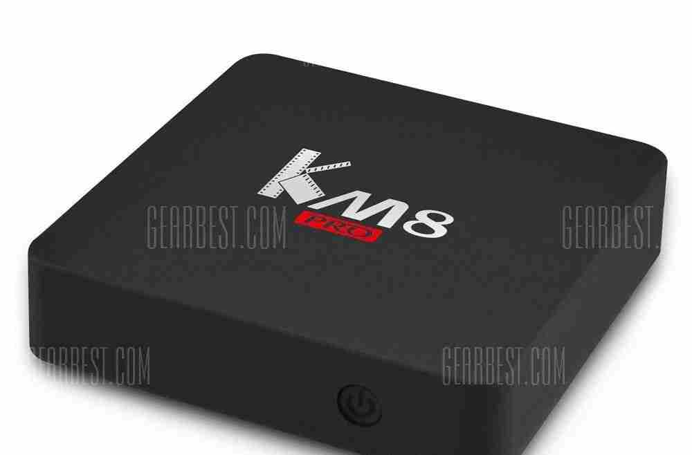 offertehitech-gearbest-KM8 Pro Android 6.0 TV Internet Box