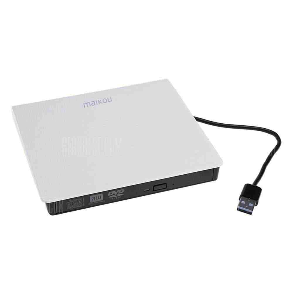 offertehitech-gearbest-Maikou Universal USB 3.0 External DVD Drive for Computer