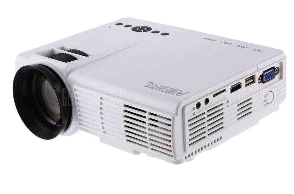 offertehitech-gearbest-POWERFUL Q5 Mini 1000 Lumens 480 x 320 Pixels Multimedia HD LCD Projector