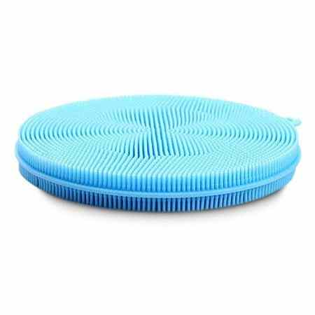 offertehitech-1PC Multi-purpose Antibacterial Sponge Dish Brush Cleaning Pad - BLUE