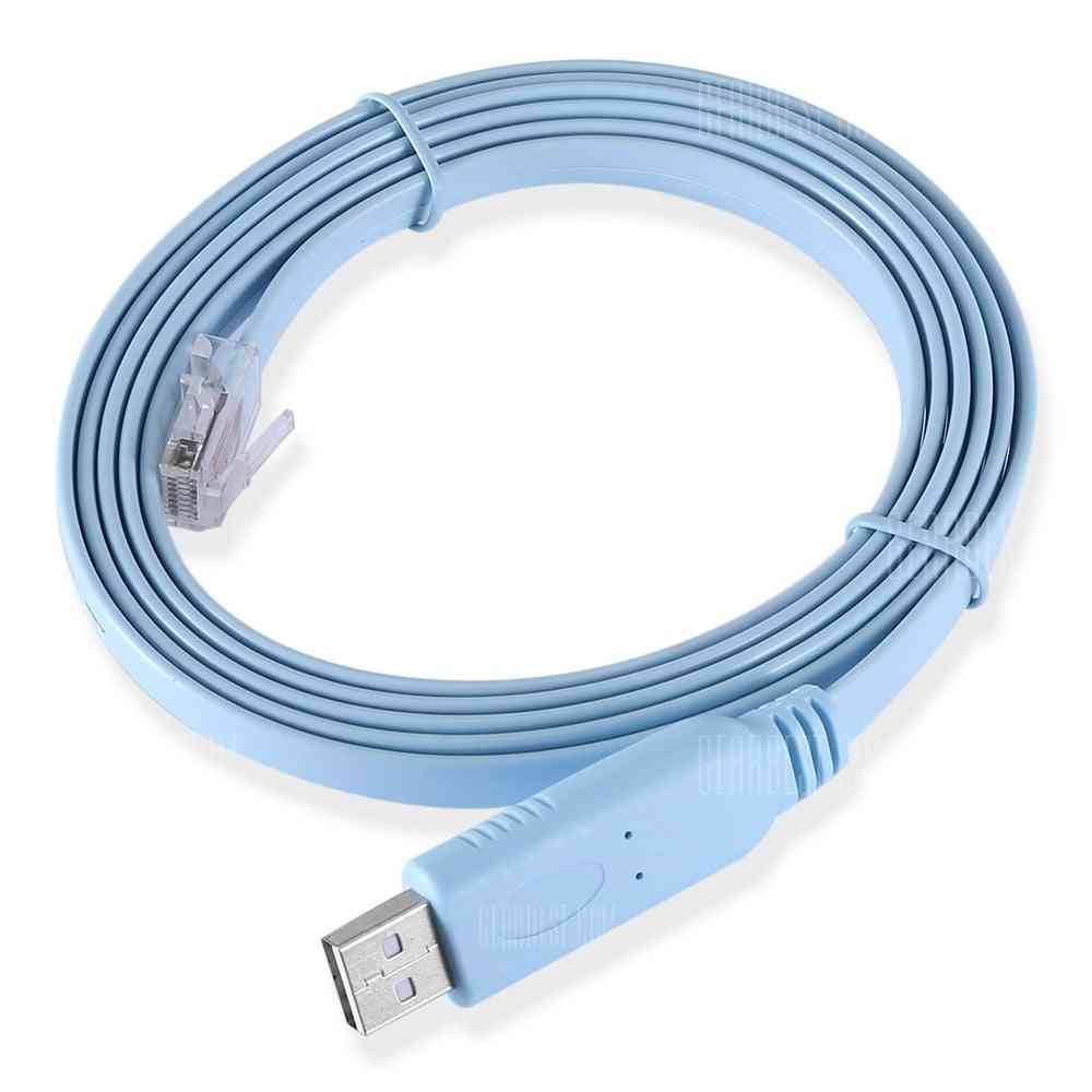 offertehitech-6 Feet USB to RJ45 Serial Console Port Cable with FTDI Chip