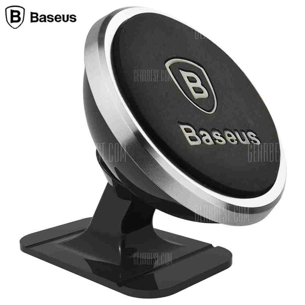 offertehitech-Baseus 360 Degree Magnetic Car Mount Holder - SILVER