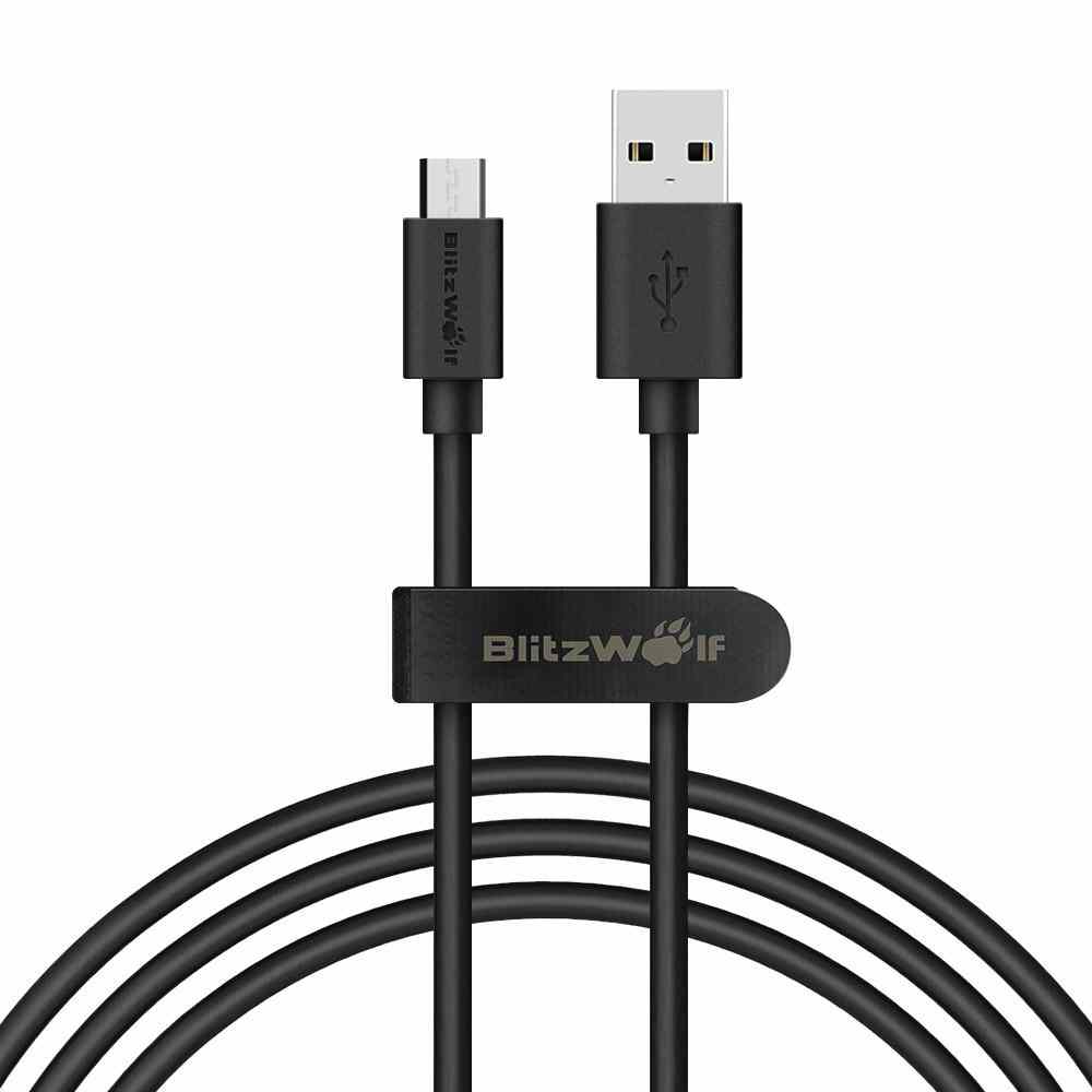 offertehitech-BlitzWolf® BW-CB7 2.4A  3.33ft/1m Cavo USB A Maschile Reversibile a Micro USB Ricaricare Data