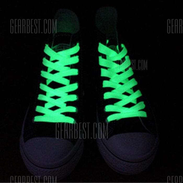 offertehitech-Creative LED Fluorescent Shoelaces - GREEN