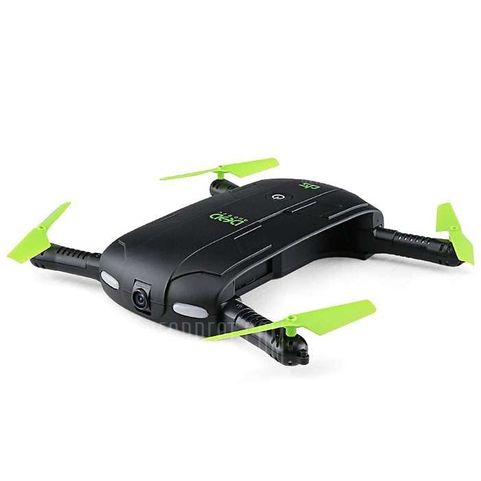 offertehitech-DHD D5 Mini Foldable RC Pocket Drone - BNF - BLACK