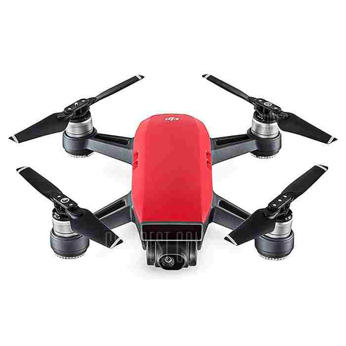 offertehitech-DJI Spark Mini RC Selfie Drone - RTF RED