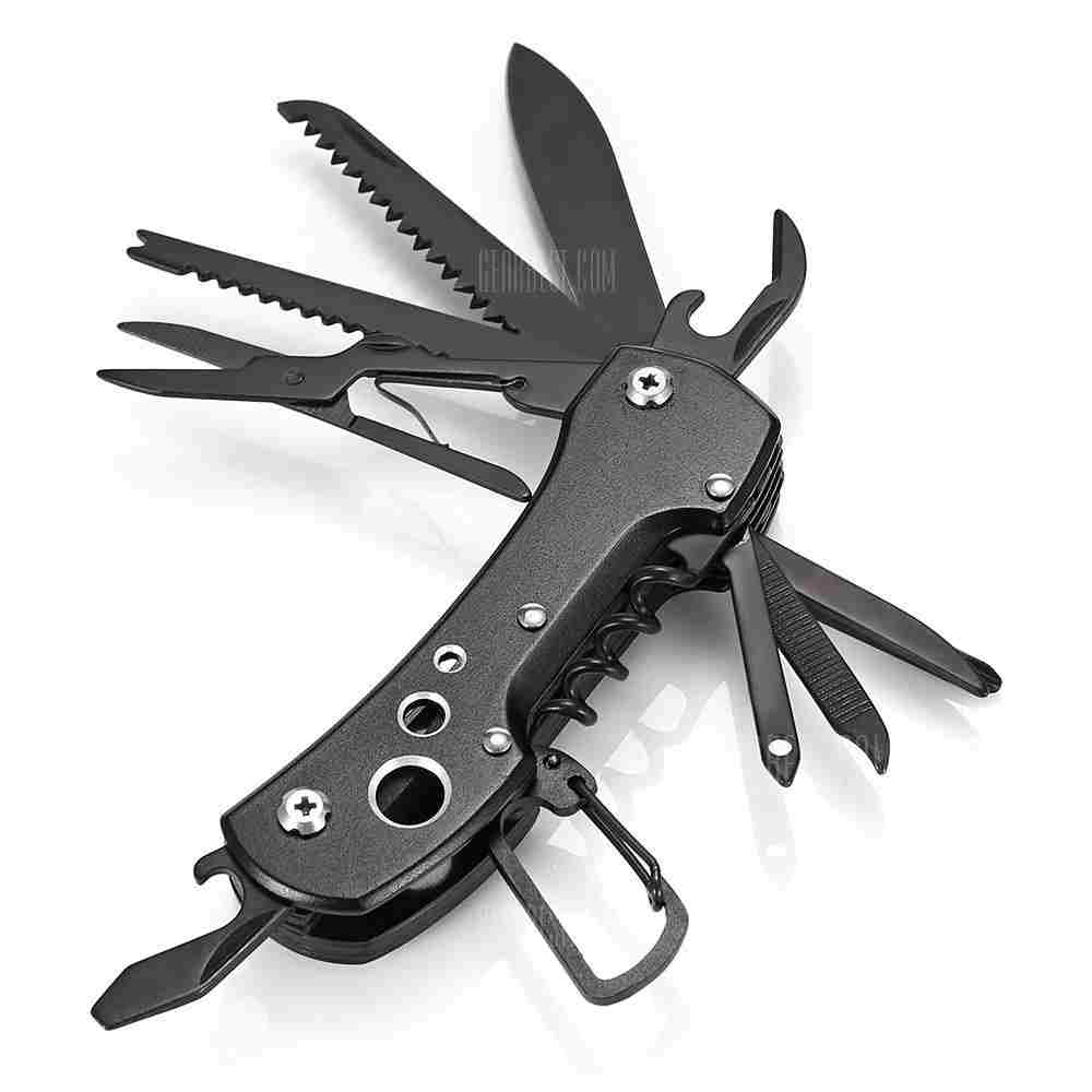 offertehitech-Stainless Steel EDC Folding Multifunctional Tool Knife Scissors