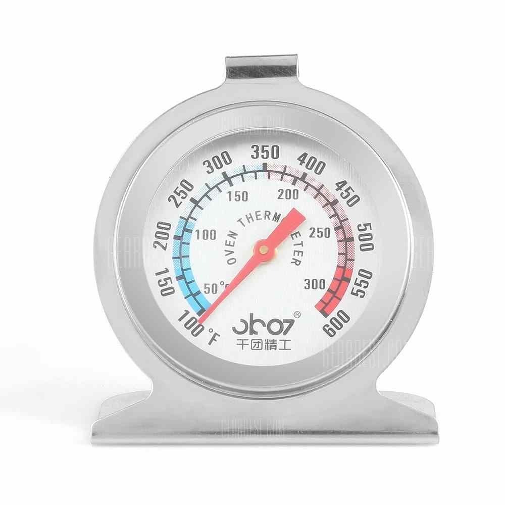 offertehitech-Stainless Steel Pointer Type Oven Thermometer - SILVER