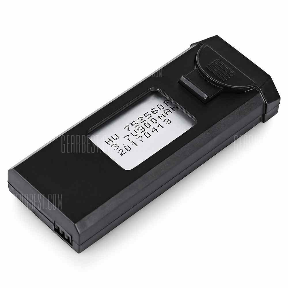 offertehitech-Original TIANQU 3.7V 900mAh 30C Lithium-ion Battery - BLACK + SILVER