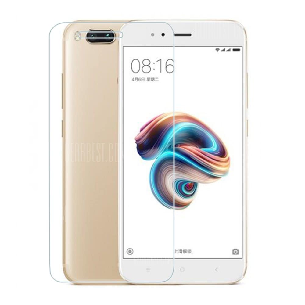 offertehitech-Transparent Durable Tempered Glass for Xiaomi Mi A1 - TRANSPARENT