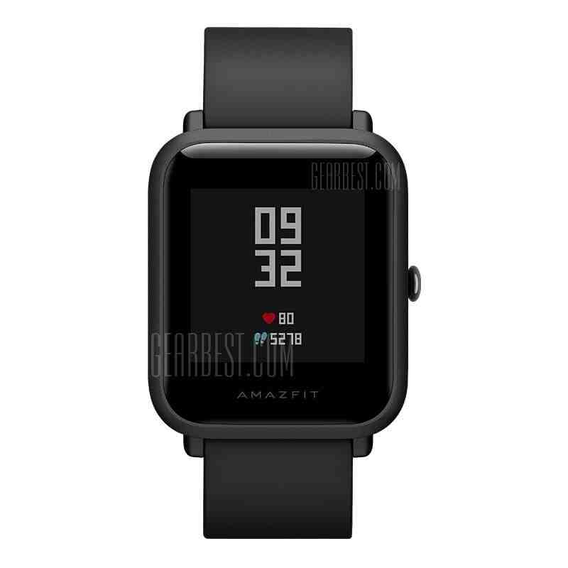 offertehitech-Original Xiaomi Huami AMAZFIT Smartwatch - CHINESE VERSION BLACK