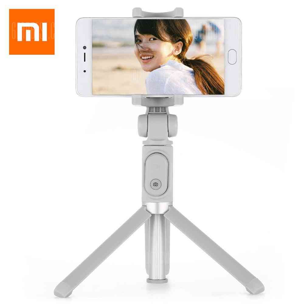 offertehitech-Xiaomi Selfie Stick Bluetooth Remote Shutter Tripod Holder - GRAY