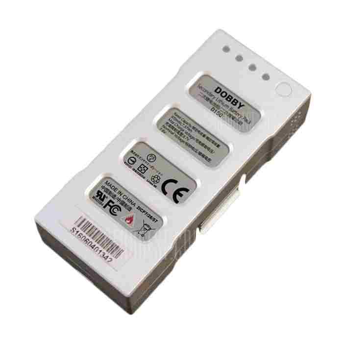 offertehitech-ZEROTECH DOBBY 7.6V 970mAh 2S Lithium Battery - WHITE