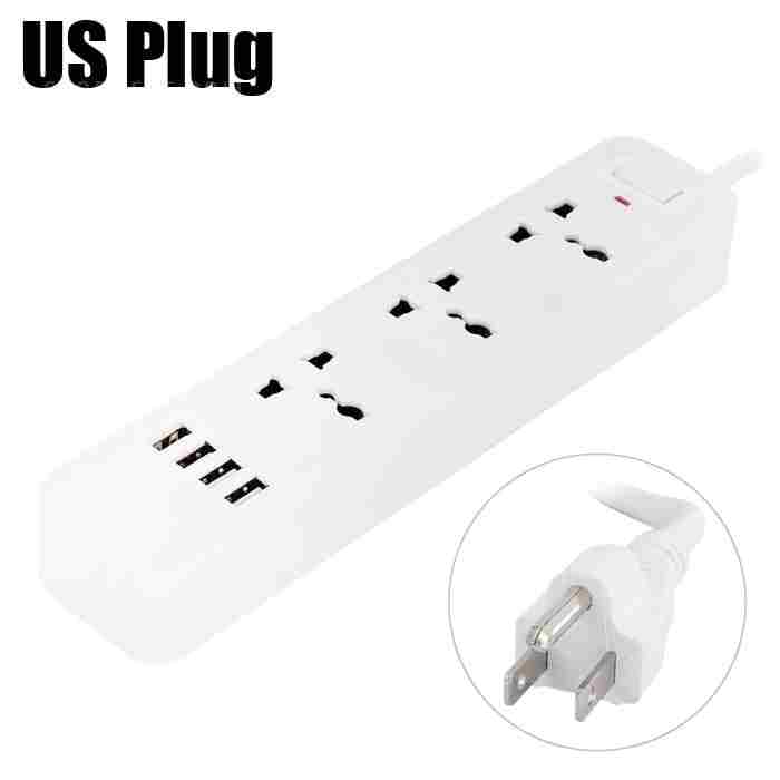 offertehitech-gearbest-4 USB 2.0 Charger + 3 Triporate Ports Socket