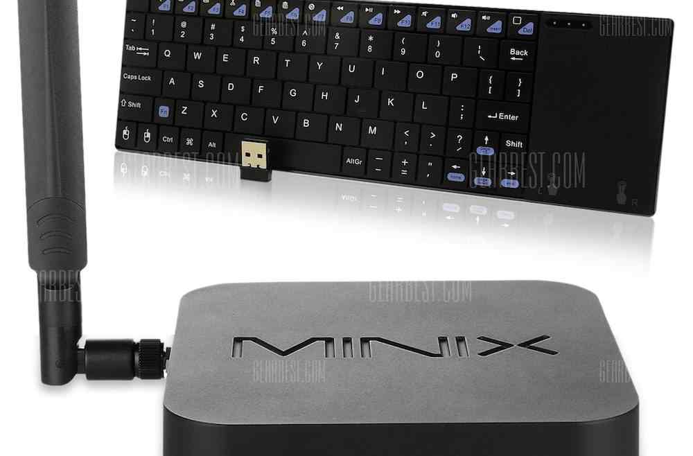 offertehitech-gearbest-MINIX Z83 - 4 Windows 10 TV Box + MINIX K2 Mini Keyboard