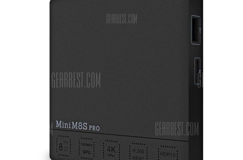 offertehitech-gearbest-Mini M8S Pro TV Box