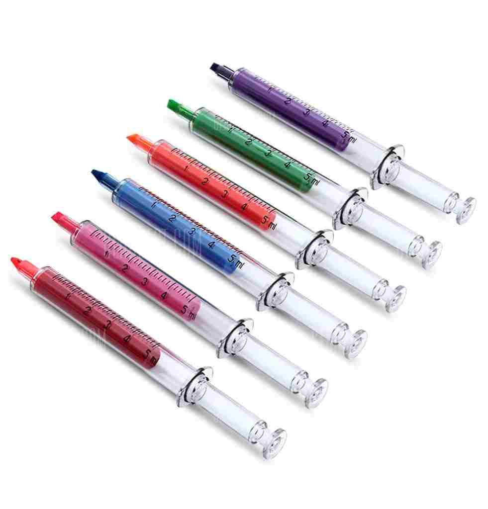 offertehitech-gearbest-Needle Tube Shaped Highlight Pen