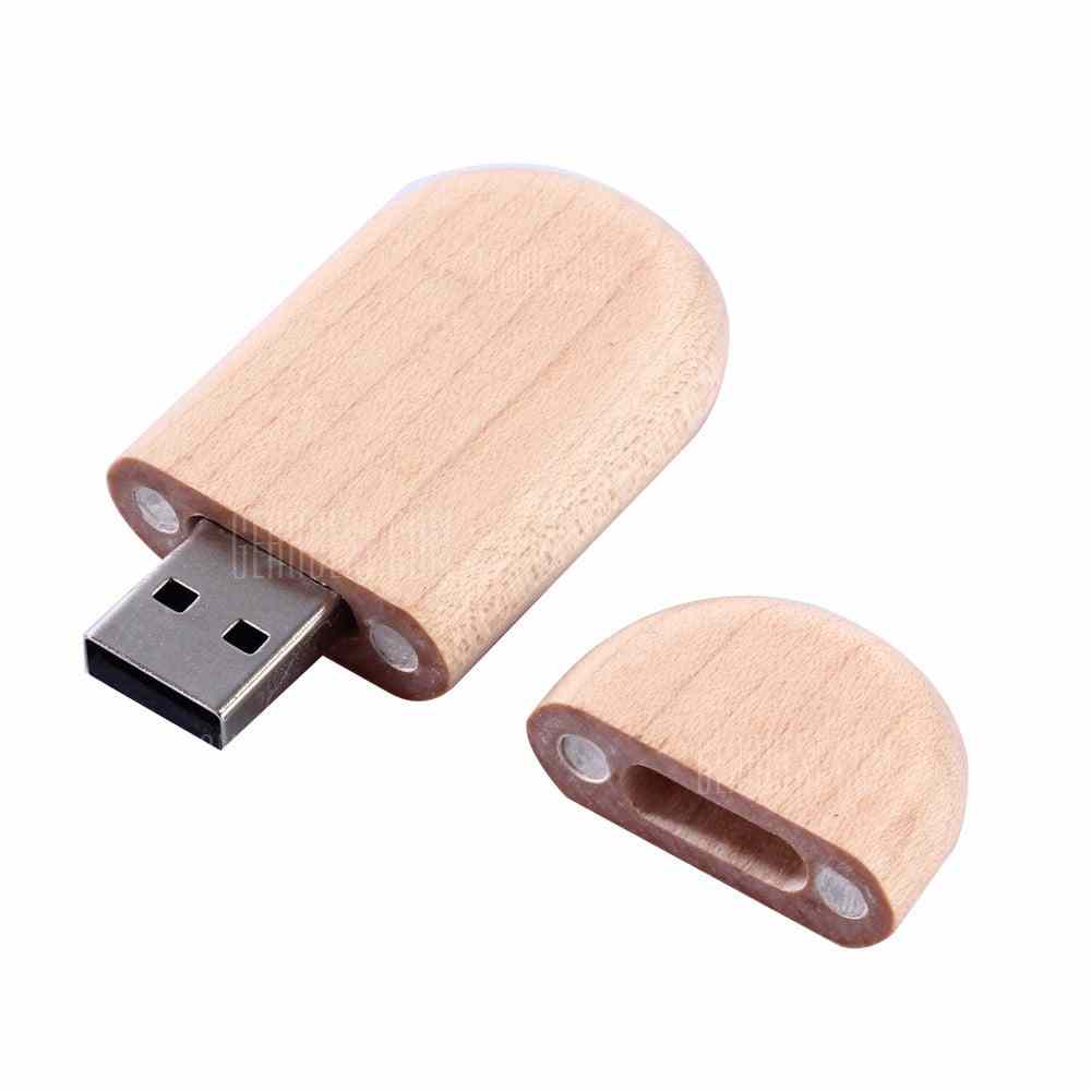 offertehitech-gearbest-Wood Style 64GB USB Memory Flash Drive Data Storage + Wooden Box