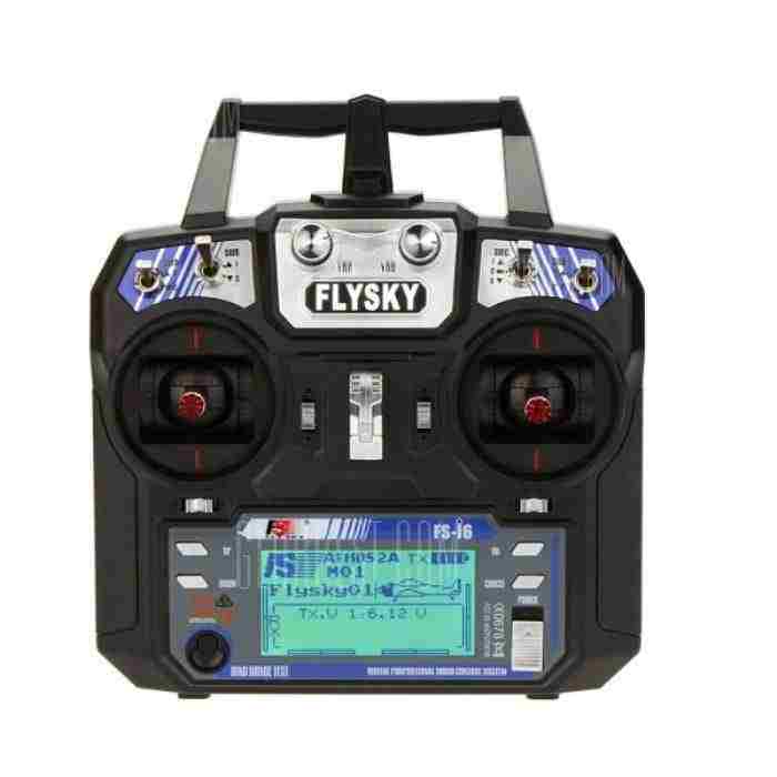 offertehitech-Flysky FS - I6 2.4G 6 Channel Transmitter with LCD Display for RC Helicopter Multicopter