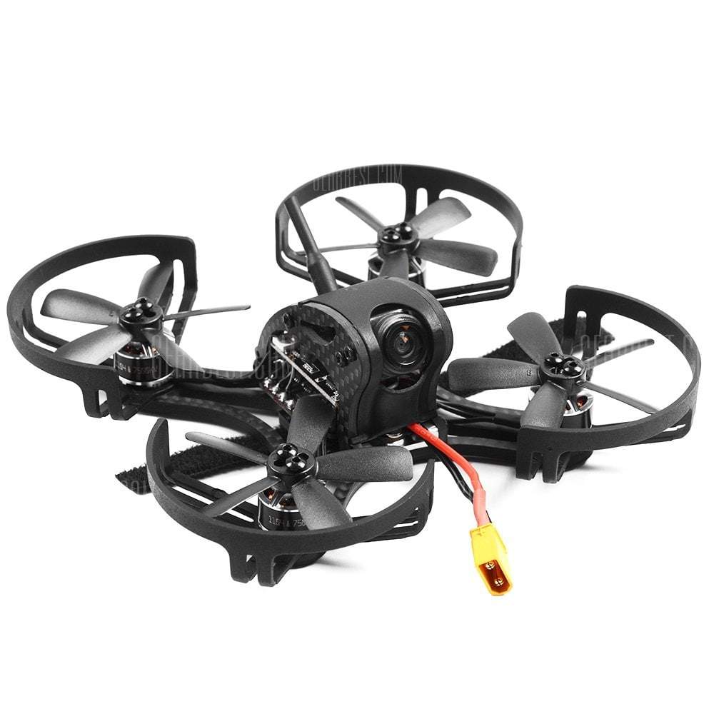 offertehitech-FuriBee QAV95 95mm Micro Brushless FPV Racing Drone - BNF WITH FRSKY RECEIVER BLACK