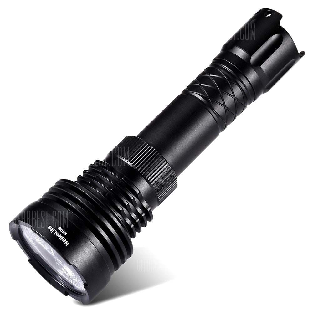 offertehitech-HaikeLite HT08 CREE XPL 5000K 850Lm LED Flashlight - BLACK