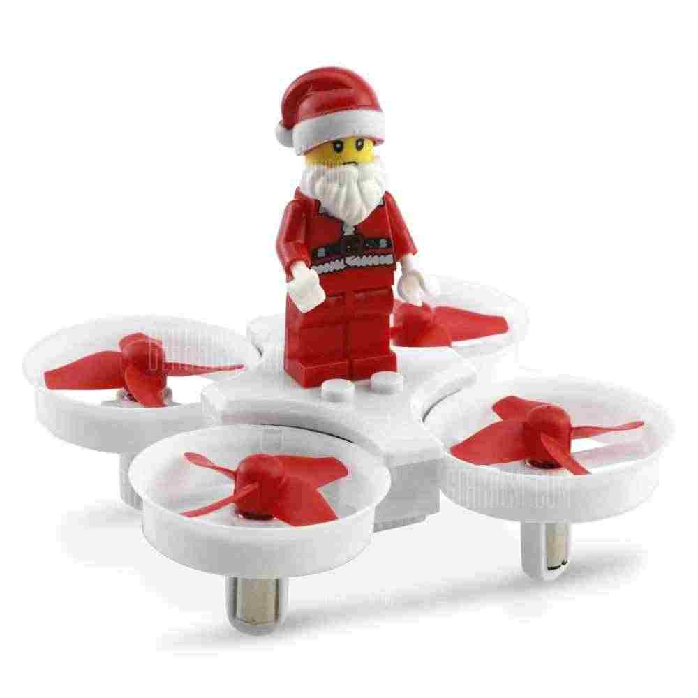 offertehitech-JJRC H67 Flying Santa Claus RC Quadcopter - RTF - WHITE