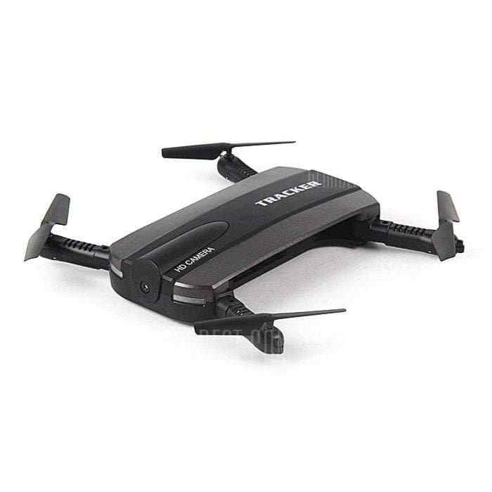 offertehitech-JXD 523 Mini Foldable RC Pocket Drone - BNF - BLACK