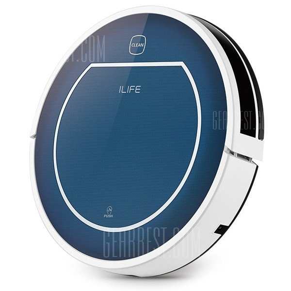 offertehitech-LIFE V7 Super Mute Sweeping Robot Home Vacuum Cleaner Dust Cleaning with 2500mAh Li-ion Battery