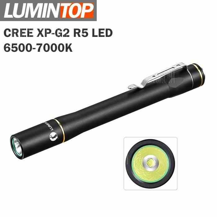 offertehitech-Lumintop IYP365 LED Pen Light - CREE XP-G2 R5 BLACK